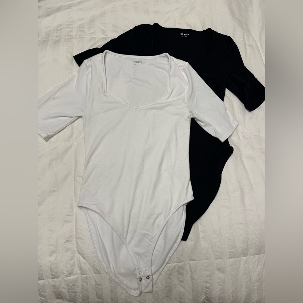 Two Bodysuits black and white